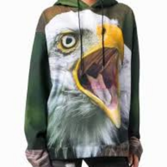 NWT R13 hoodie with eagle - Picture 3 of 5